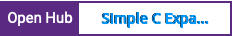 Open Hub project report for Simple C Expat Wrapper