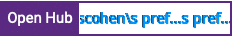 Open Hub project report for scohen's preferable