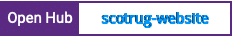 Open Hub project report for scotrug-website