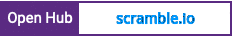 Open Hub project report for scramble.io