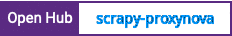 Open Hub project report for scrapy-proxynova
