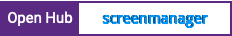 Open Hub project report for screenmanager