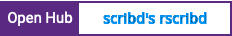 Open Hub project report for scribd's rscribd