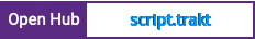 Open Hub project report for script.trakt