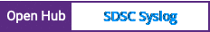 Open Hub project report for SDSC Syslog