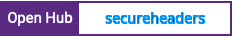 Open Hub project report for secureheaders
