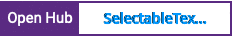 Open Hub project report for SelectableTextView