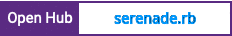 Open Hub project report for serenade.rb