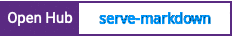 Open Hub project report for serve-markdown