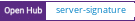 Open Hub project report for server-signature