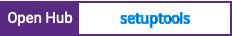 Open Hub project report for setuptools