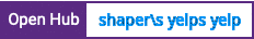 Open Hub project report for shaper's yelp