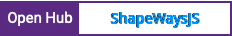 Open Hub project report for ShapeWaysJS