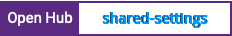 Open Hub project report for shared-settings