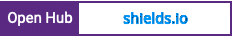 Open Hub project report for shields.io