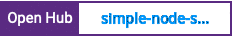 Open Hub project report for simple-node-server