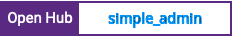 Open Hub project report for simple_admin