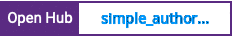 Open Hub project report for simple_authorization