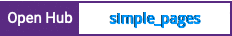 Open Hub project report for simple_pages
