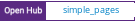 Open Hub project report for simple_pages