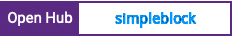 Open Hub project report for simpleblock