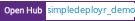 Open Hub project report for simpledeployr_demo