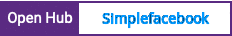 Open Hub project report for Simplefacebook