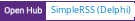Open Hub project report for SimpleRSS (Delphi)