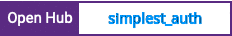 Open Hub project report for simplest_auth