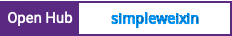 Open Hub project report for simpleweixin