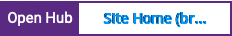 Open Hub project report for Site Home (browser extension)