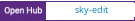 Open Hub project report for sky-edit