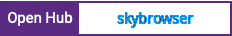Open Hub project report for skybrowser