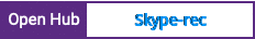 Open Hub project report for Skype-rec