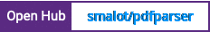 Open Hub project report for smalot/pdfparser