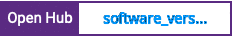 Open Hub project report for software_versions