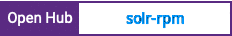 Open Hub project report for solr-rpm