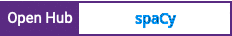 Open Hub project report for spaCy
