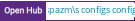 Open Hub project report for spazm's config