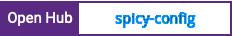 Open Hub project report for spicy-config