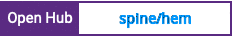 Open Hub project report for spine/hem