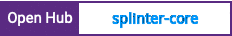 Open Hub project report for splinter-core