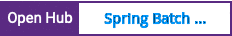 Open Hub project report for Spring Batch Admin