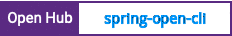Open Hub project report for spring-open-cli