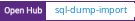 Open Hub project report for sql-dump-import