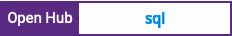 Open Hub project report for sql
