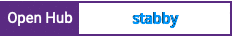 Open Hub project report for stabby
