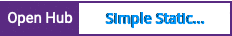 Open Hub project report for Simple Static HTML Generator