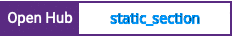 Open Hub project report for static_section