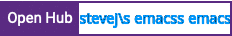 Open Hub project report for stevej's emacs